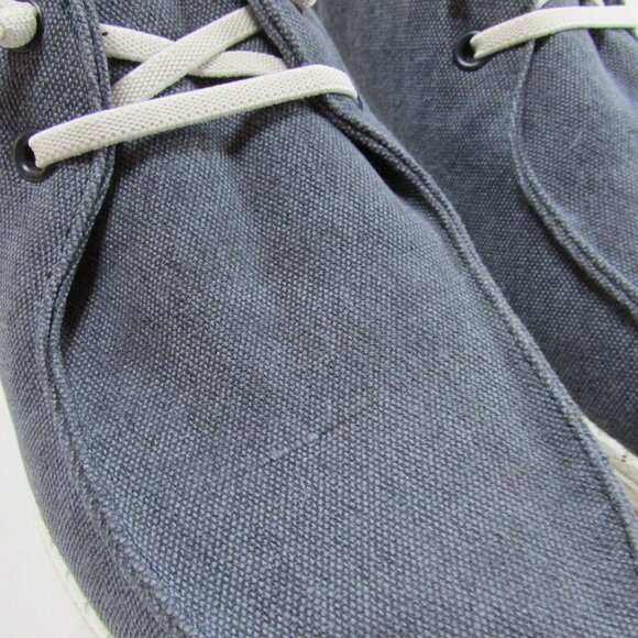 Roper Men's 8.5 Hang Loose Slip on Loafer Shoe - Navy Canvas - Picture 3 of 6